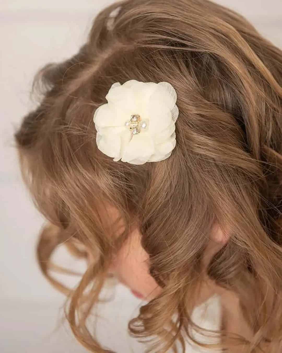 Flower Girl Hair Clips