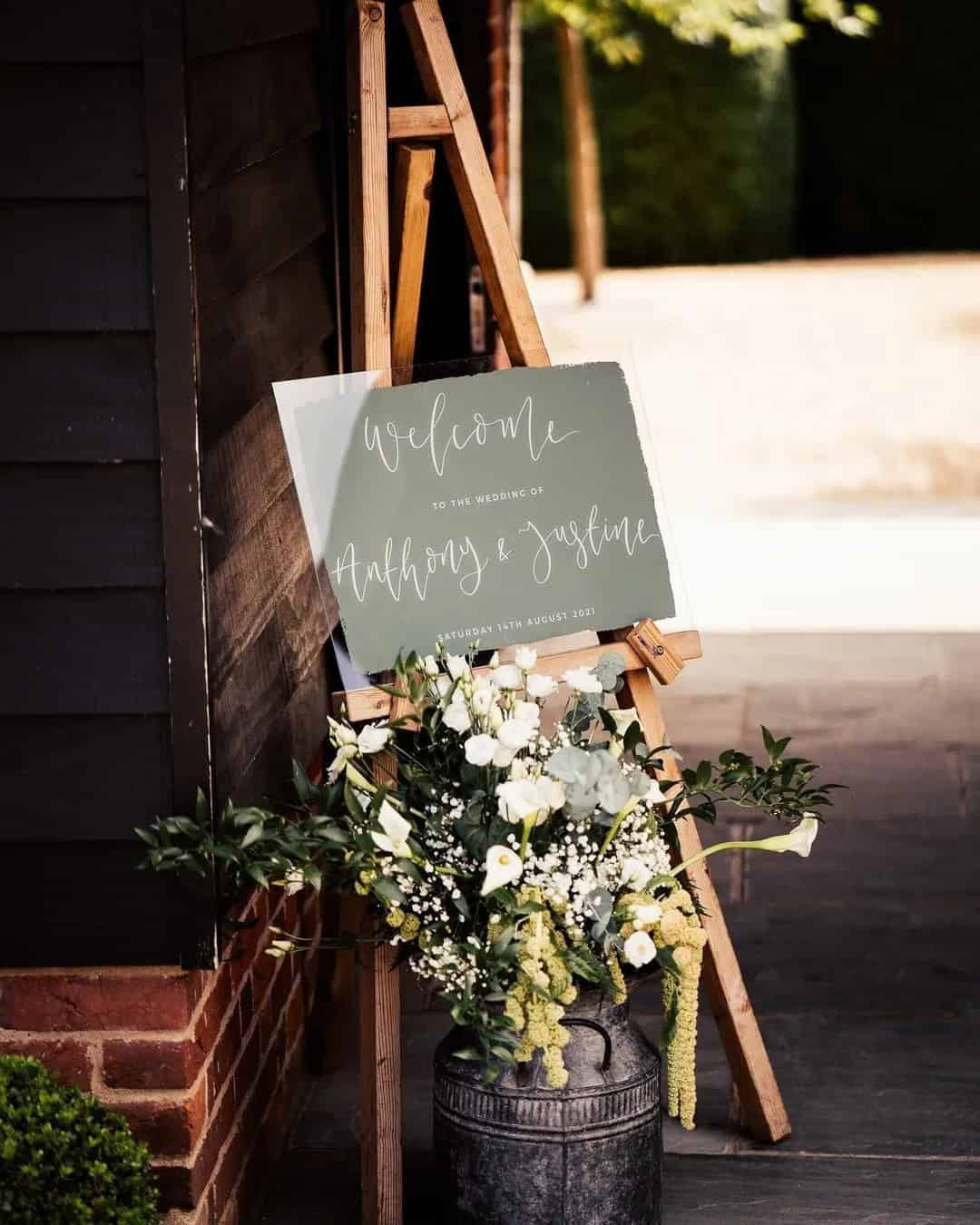 Sage Green Stationery for a Wedding