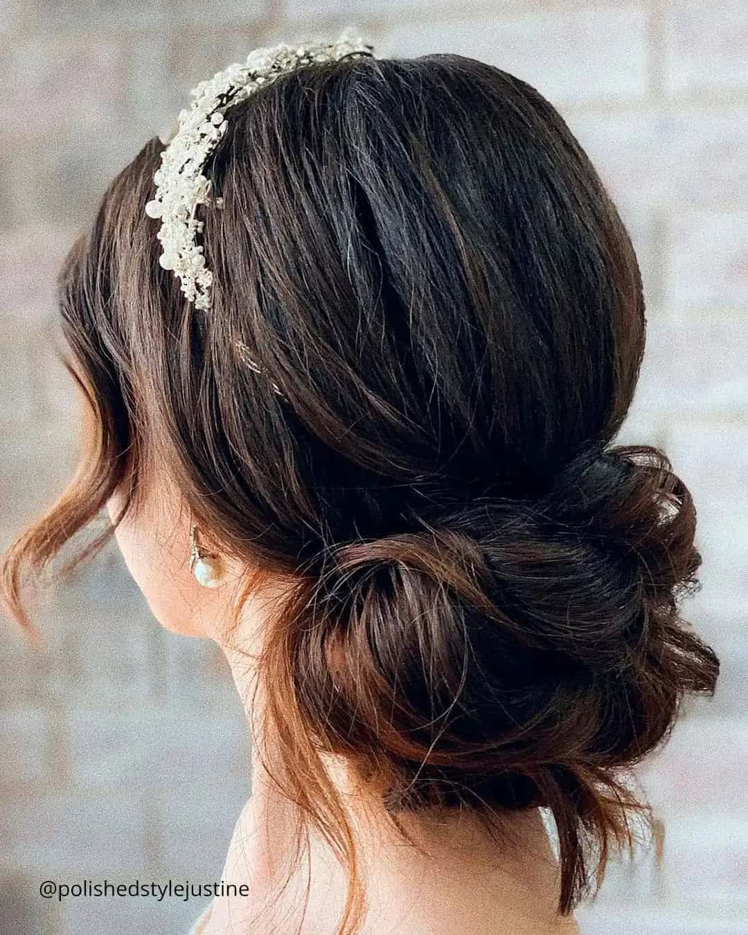 Medium Length Wedding Hairstyles With Headband