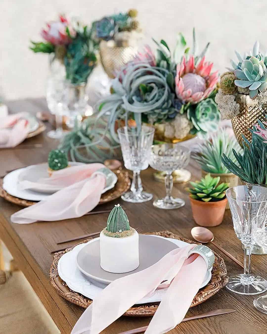 Succulent Wedding Centerpiece