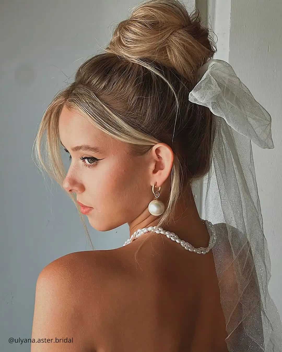 Wedding Updos With Bangs