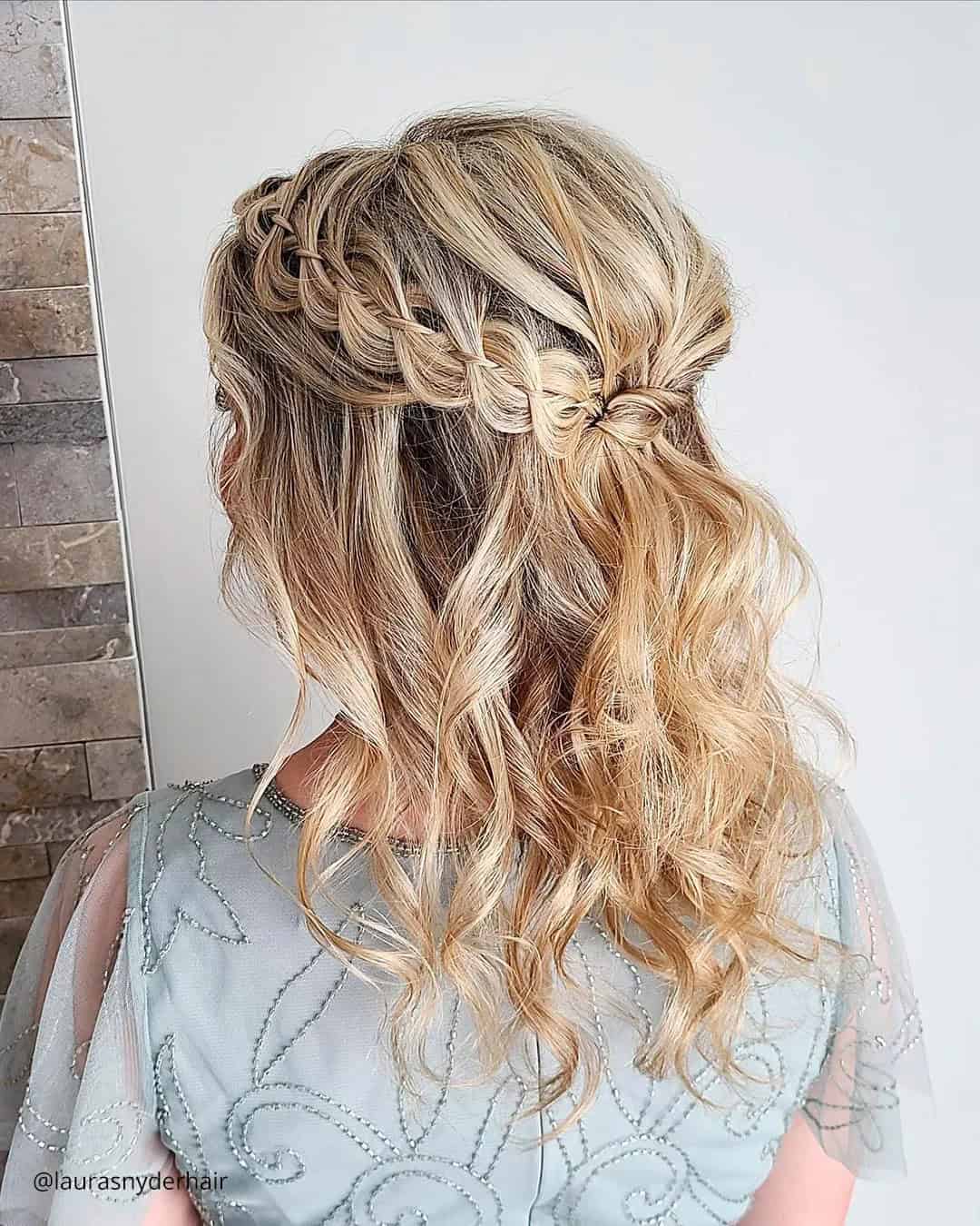 Half Up Half Down Hairstyles For Mother Of The Bride