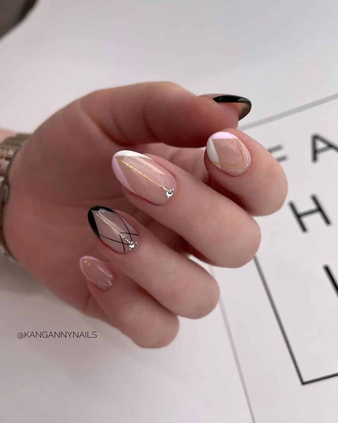 Elegant Bridal Manicure For Fall