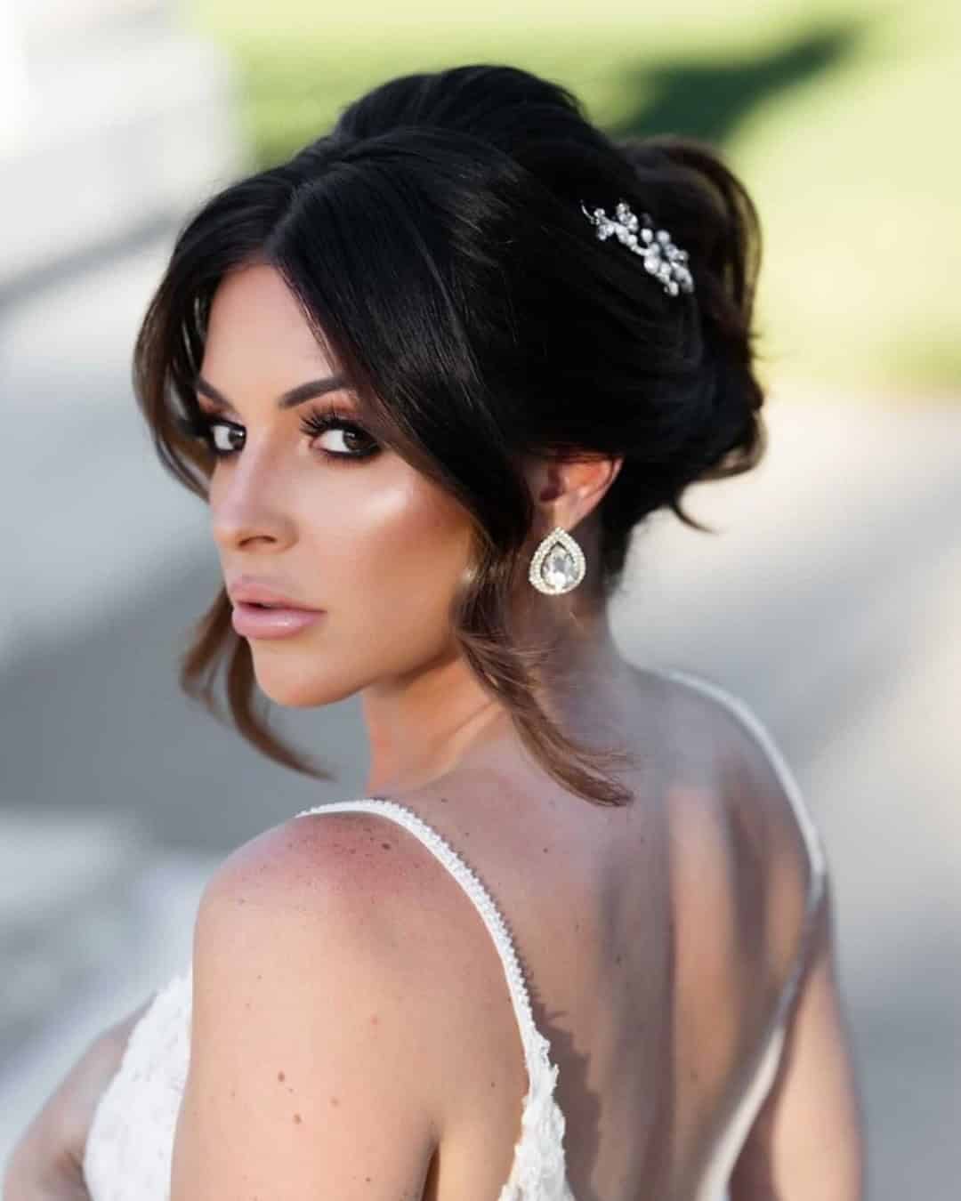 Wedding Hairstyles With Curtain Bangs