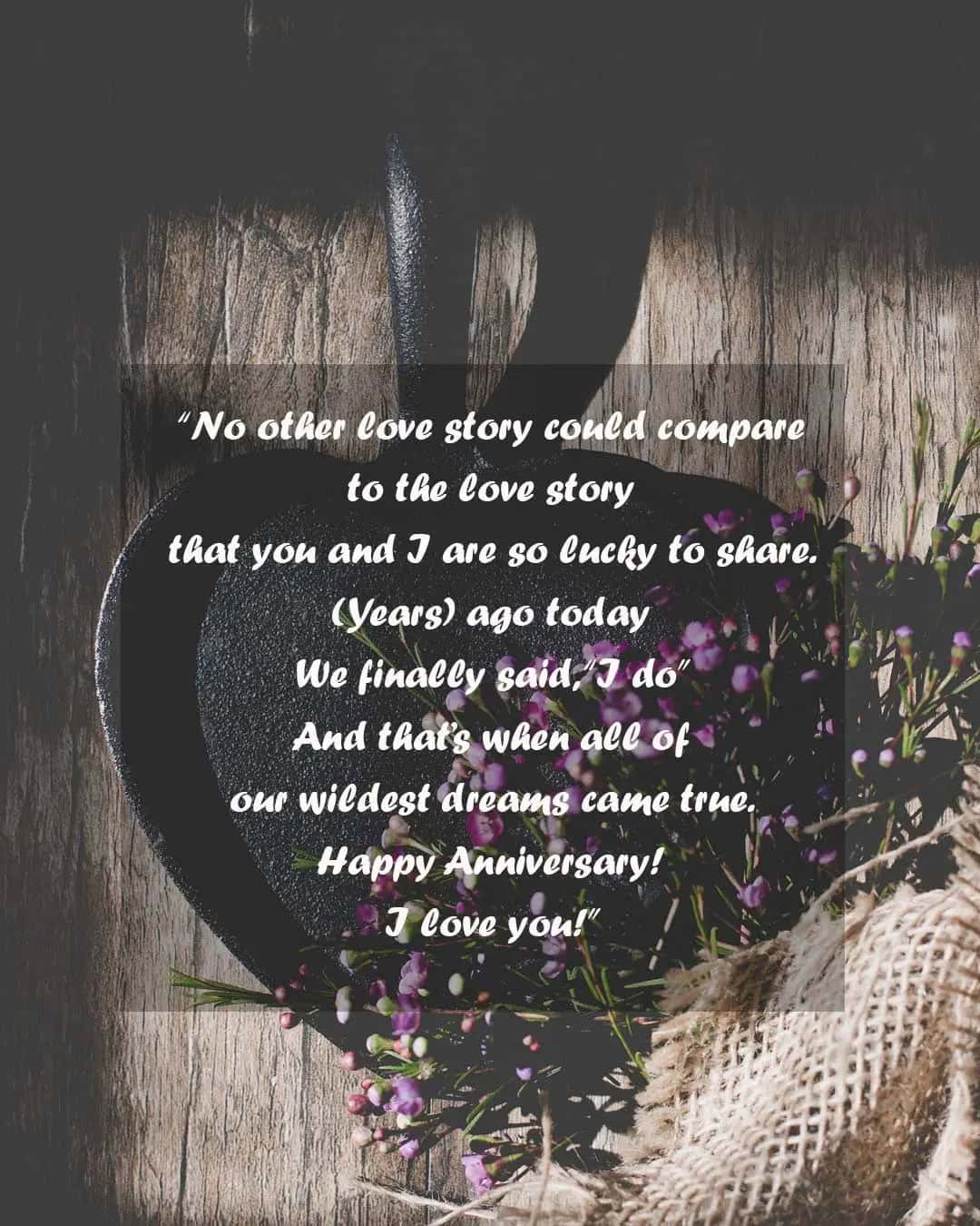 Short Wedding Anniversary Poems