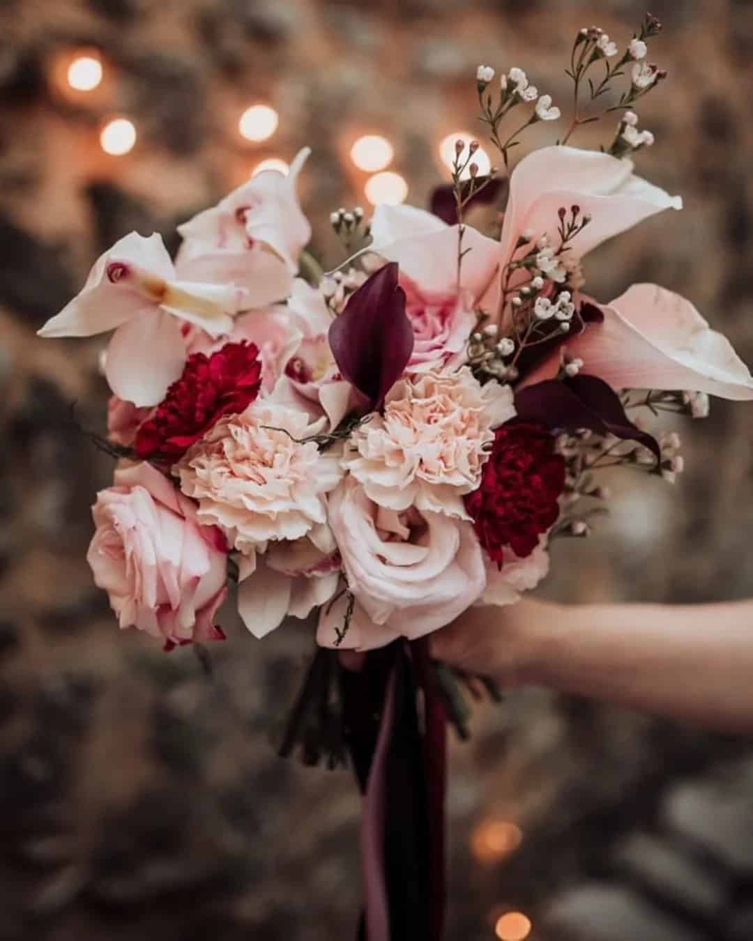 Small Bouquets For A Rustic Wedding