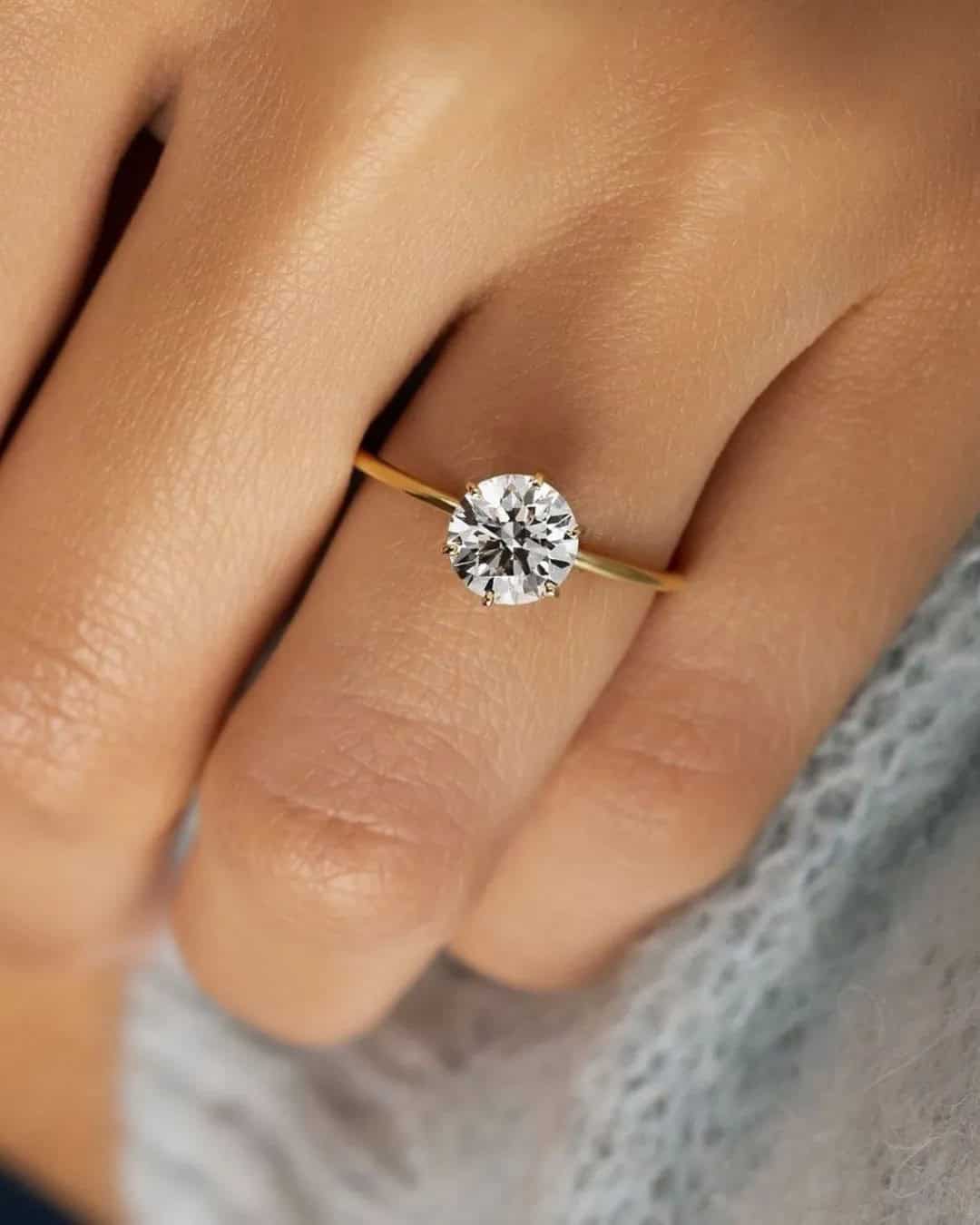 Simple Engagement Rings