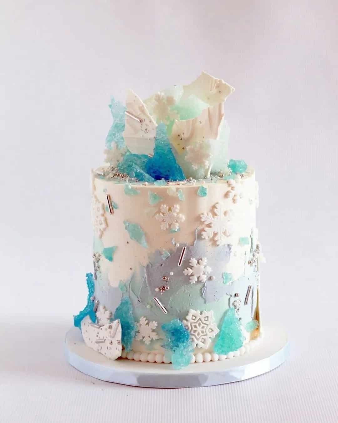 Blue Wedding Cakes