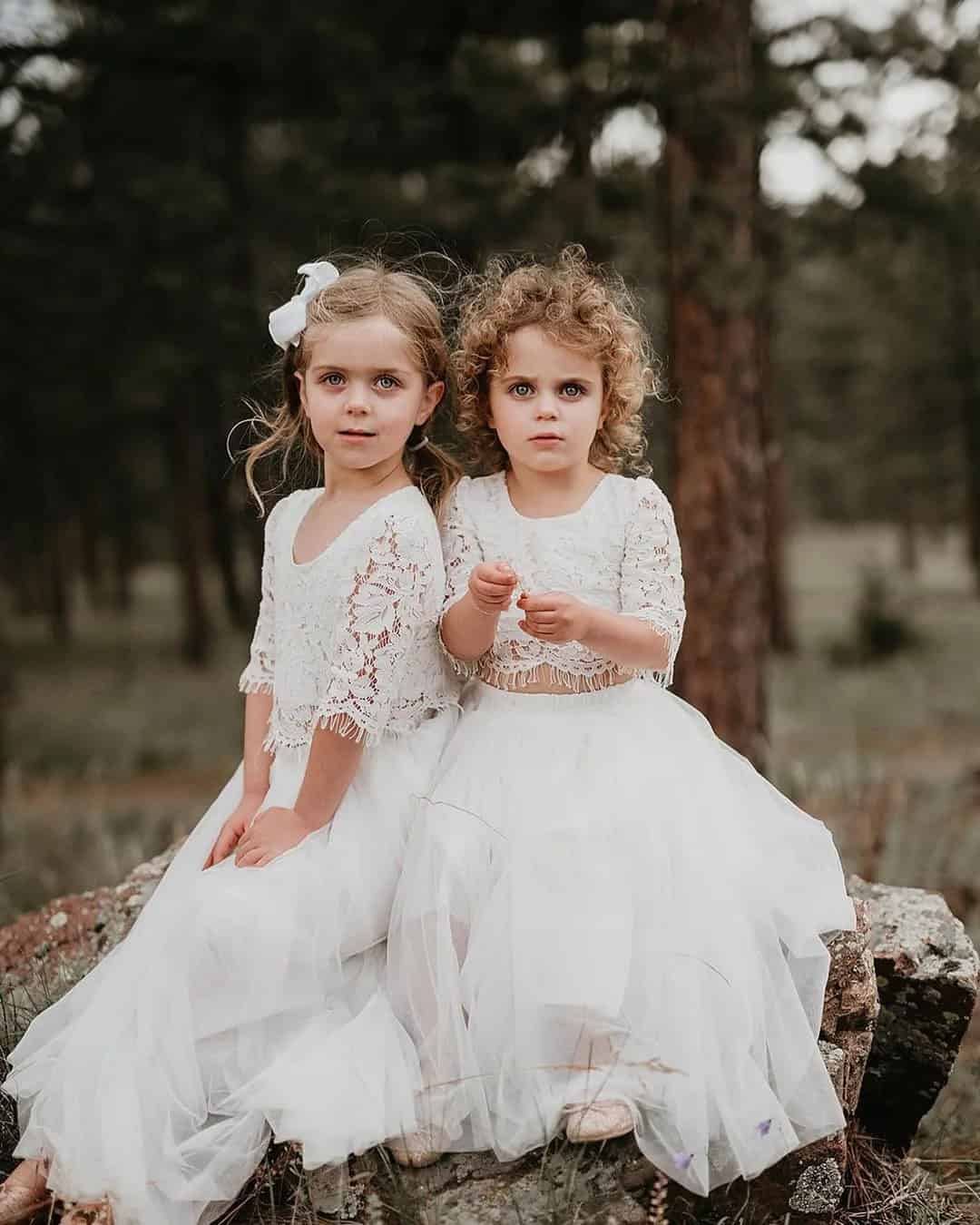 Flower Girl In A Wedding Day