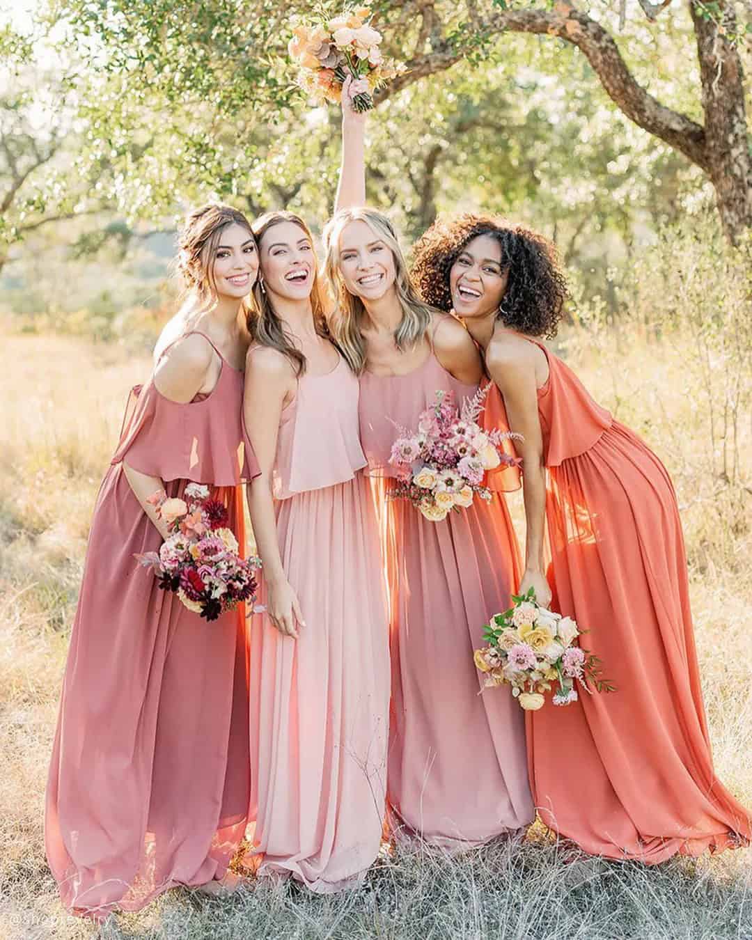 Terracotta Rust Bridesmaid Dress Ideas