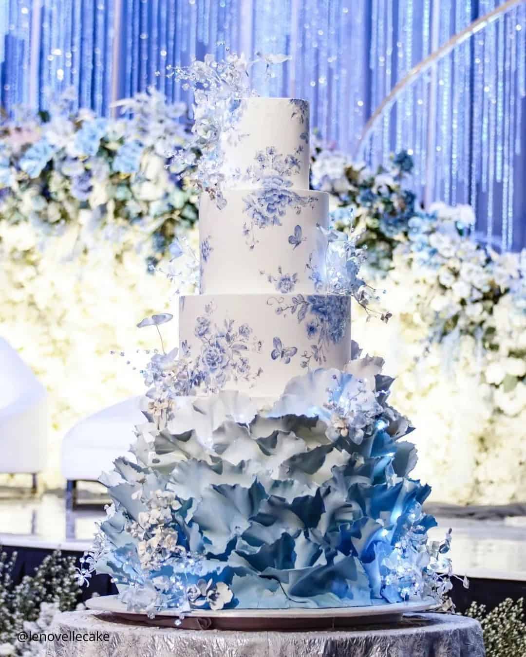 Blue Wedding Cakes