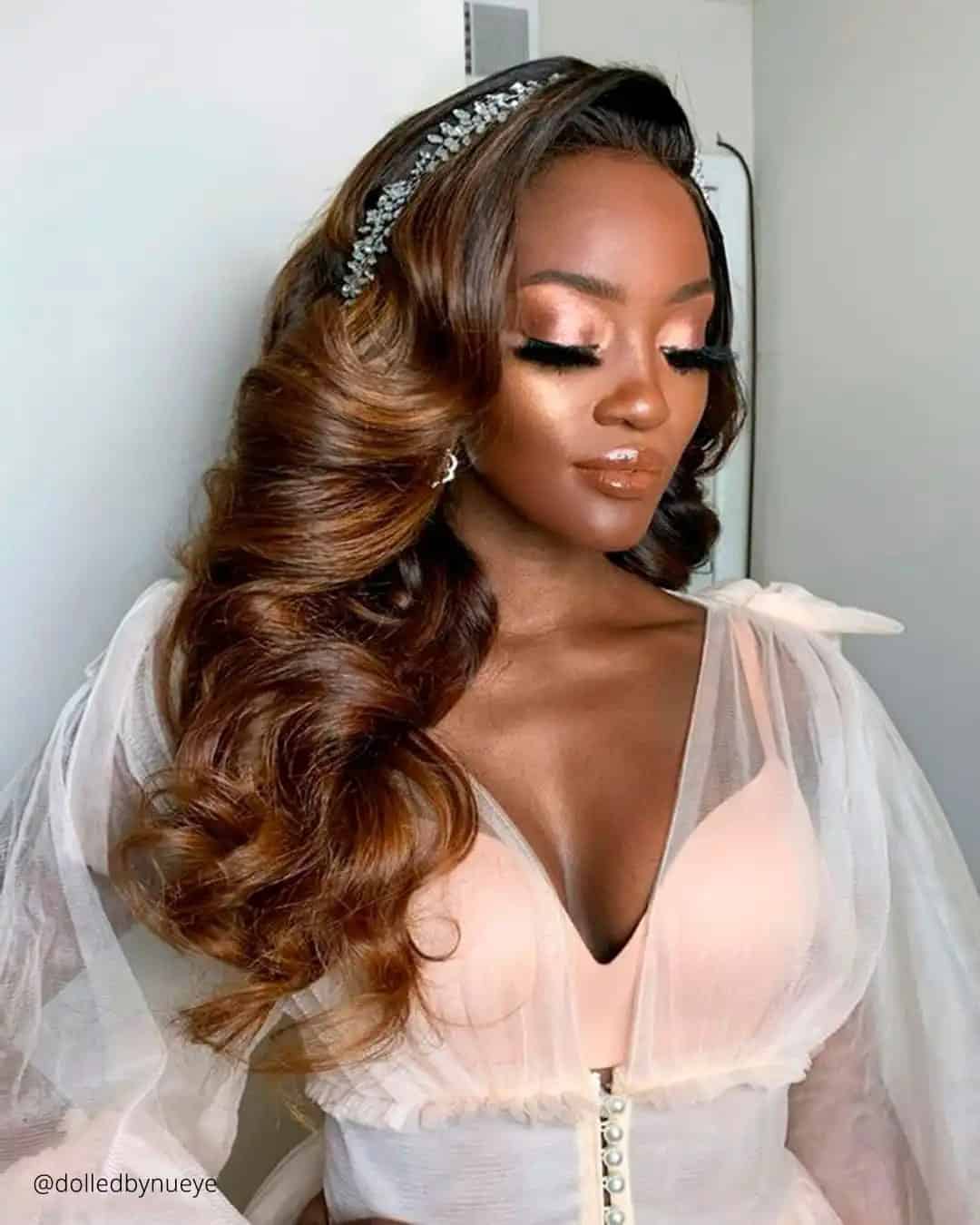 Wedding Hairstyles For African American Long Hair