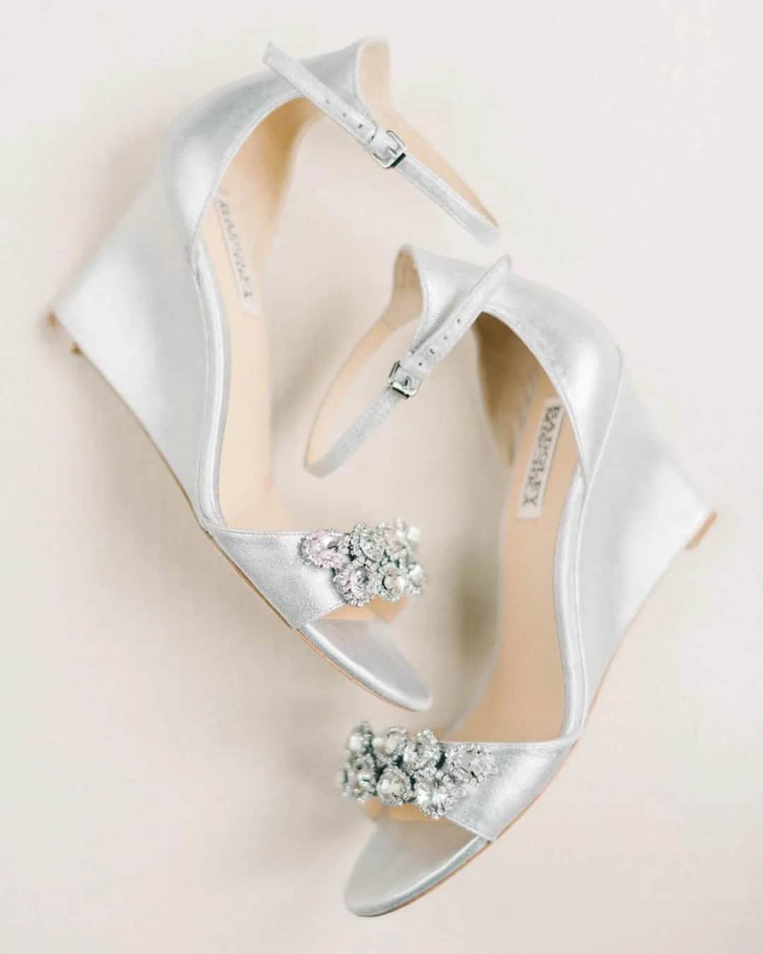 Wedge Sparkle Bridal Shoes