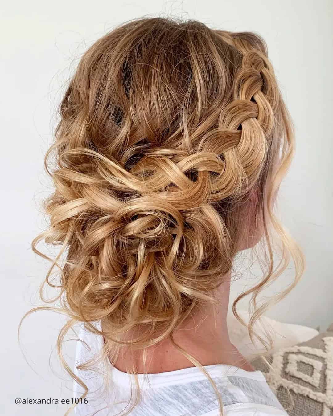 Braided Wedding Hairstyles For Medium Hair