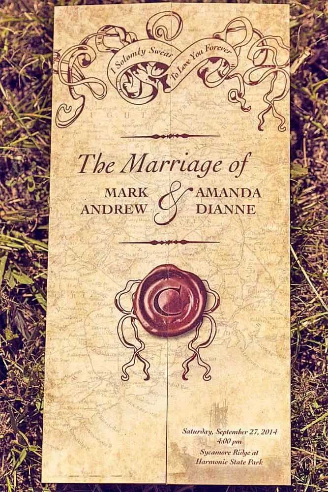 Old-Fashioned Wedding Invitations