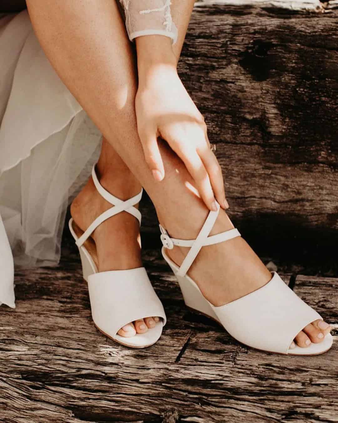 Wedge Womens Wedding Shoes