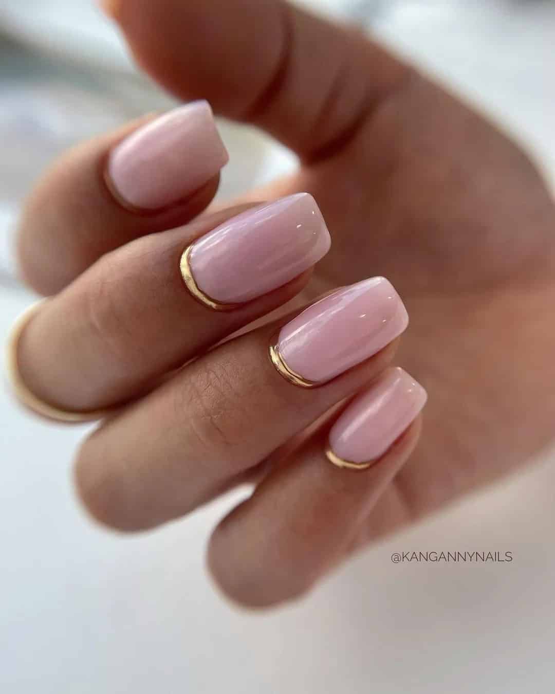 Nude Wedding Guests Nails