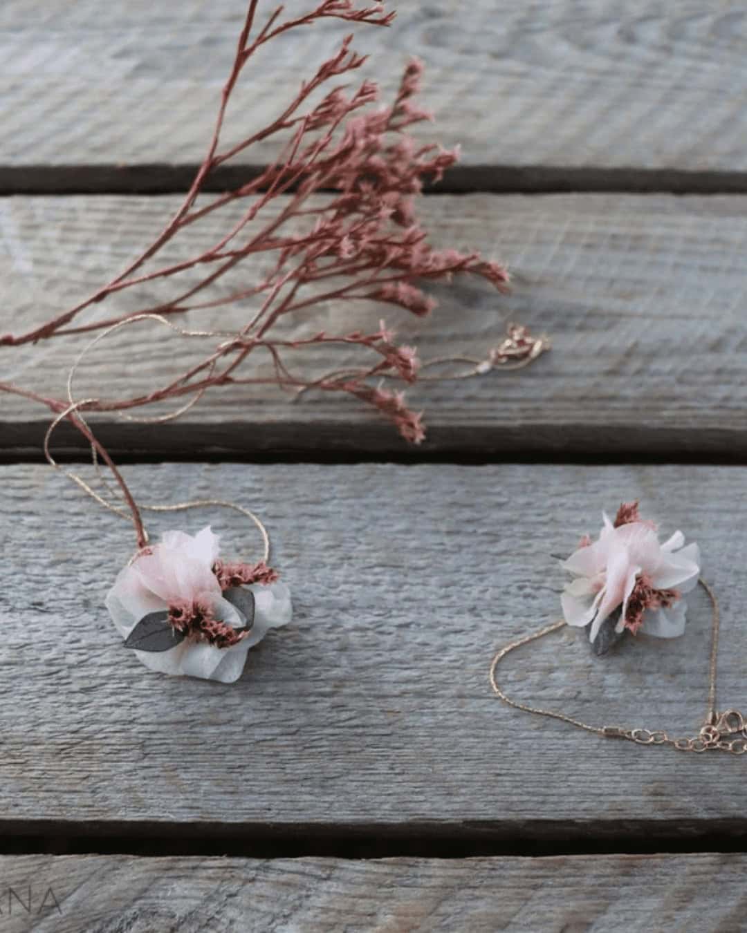 Pink Flower Bracelet