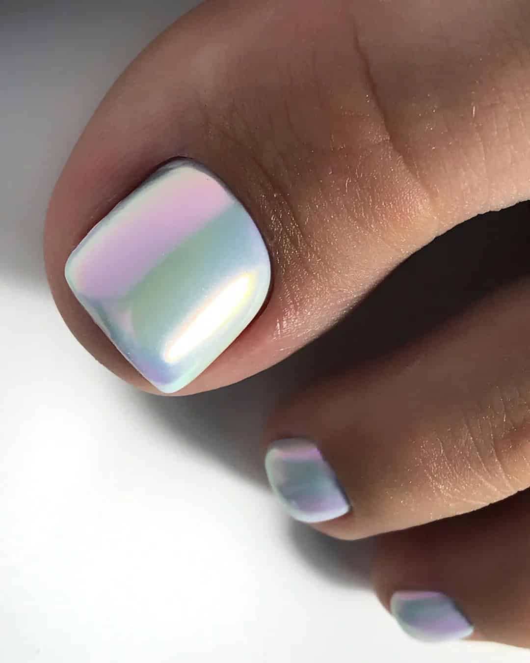 Wedding Toe Nails With Ombre