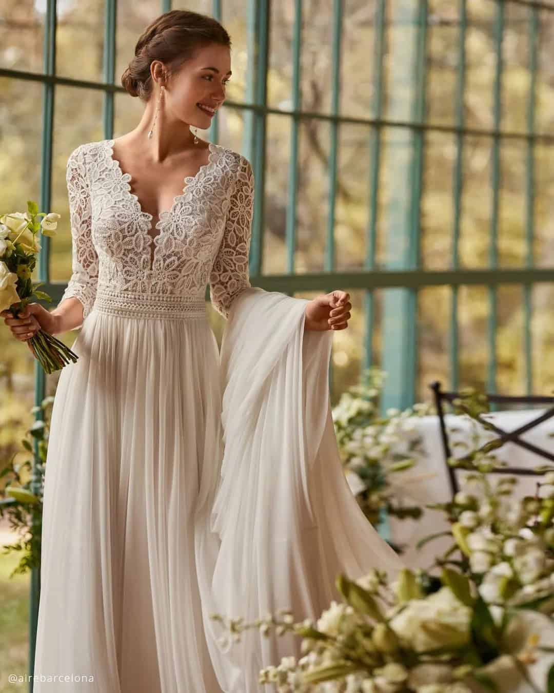 Vintage Boho Bridal Gowns