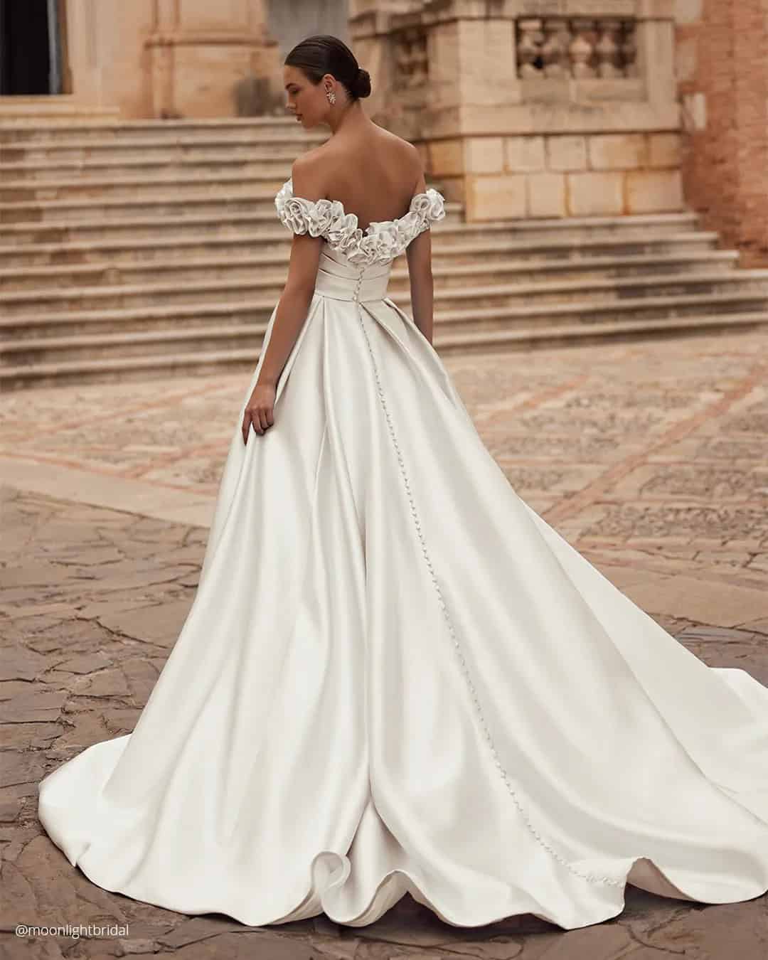 Off The Shoulder Bridal Gowns