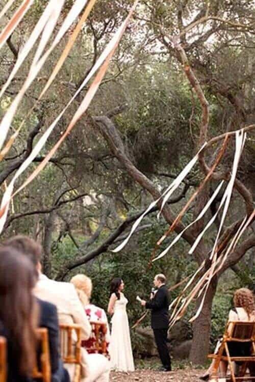 Hanging Ribbons Aisle