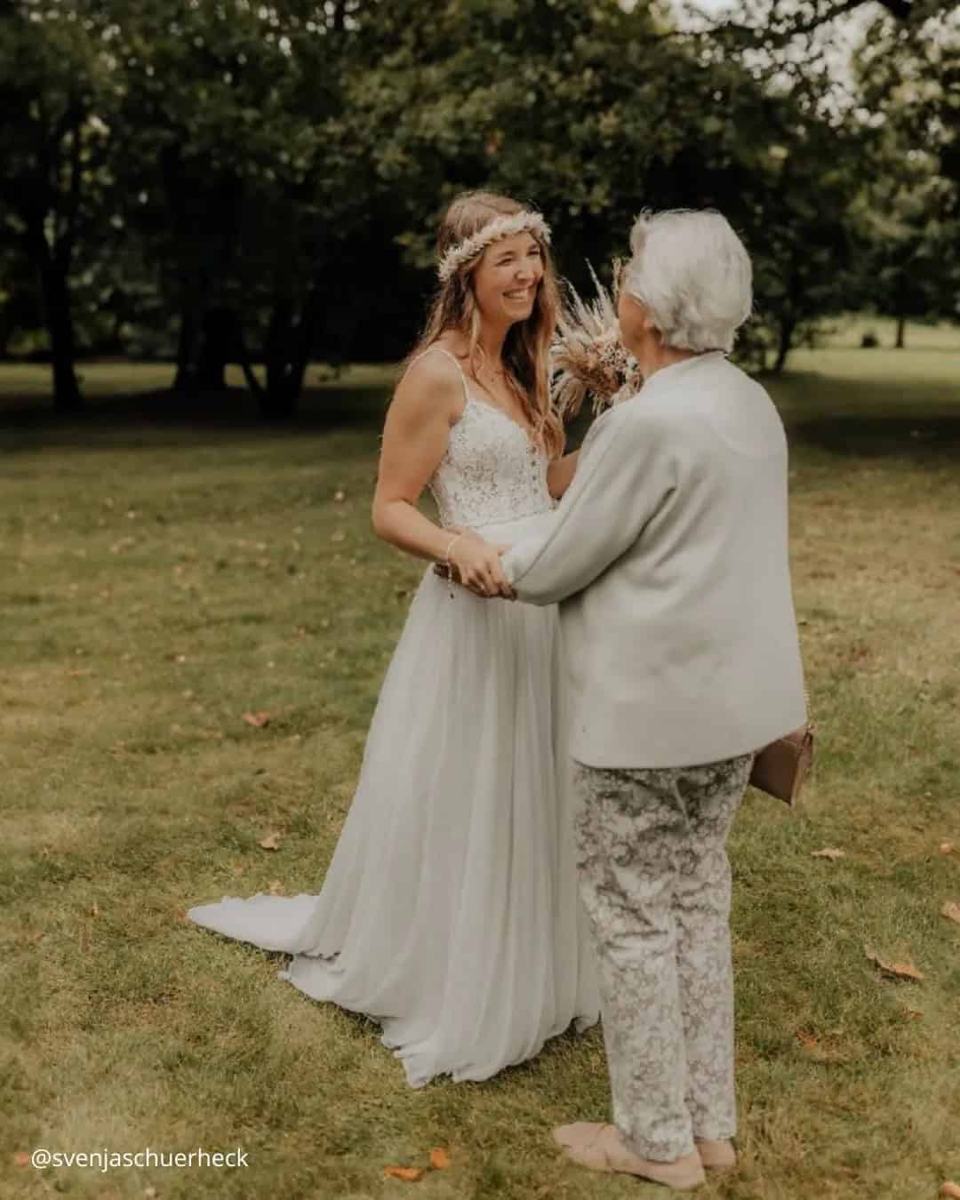 Grandparents with the couple