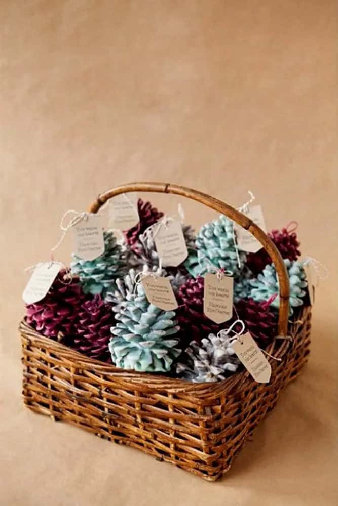 Wedding Favors In The Baskets