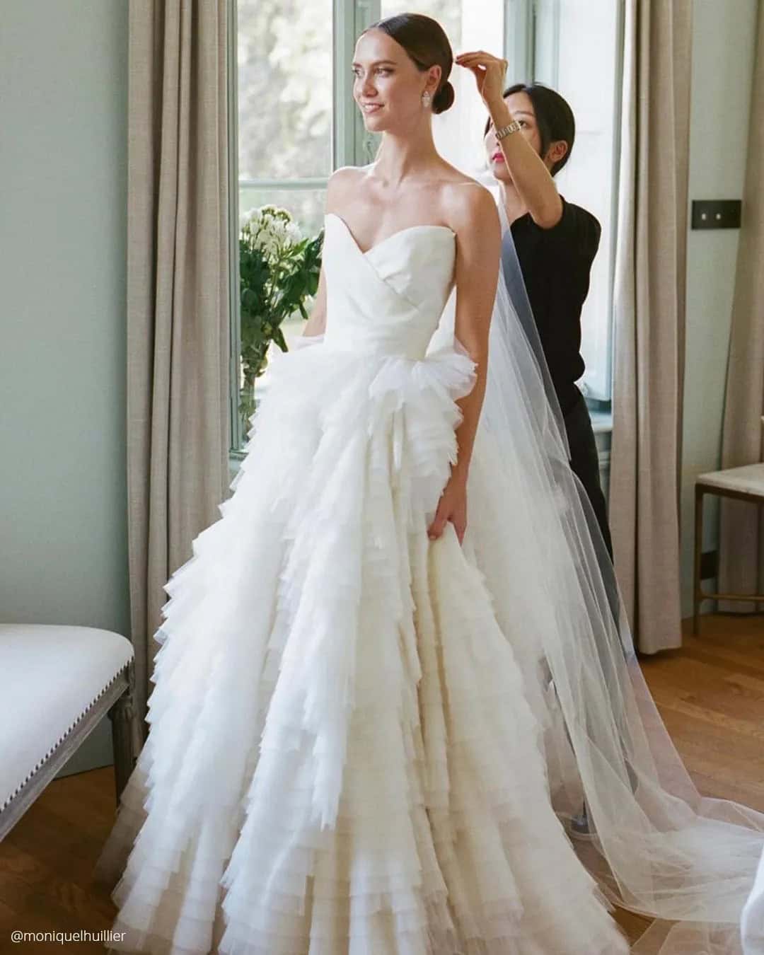 Ruffle Bridal Dresses