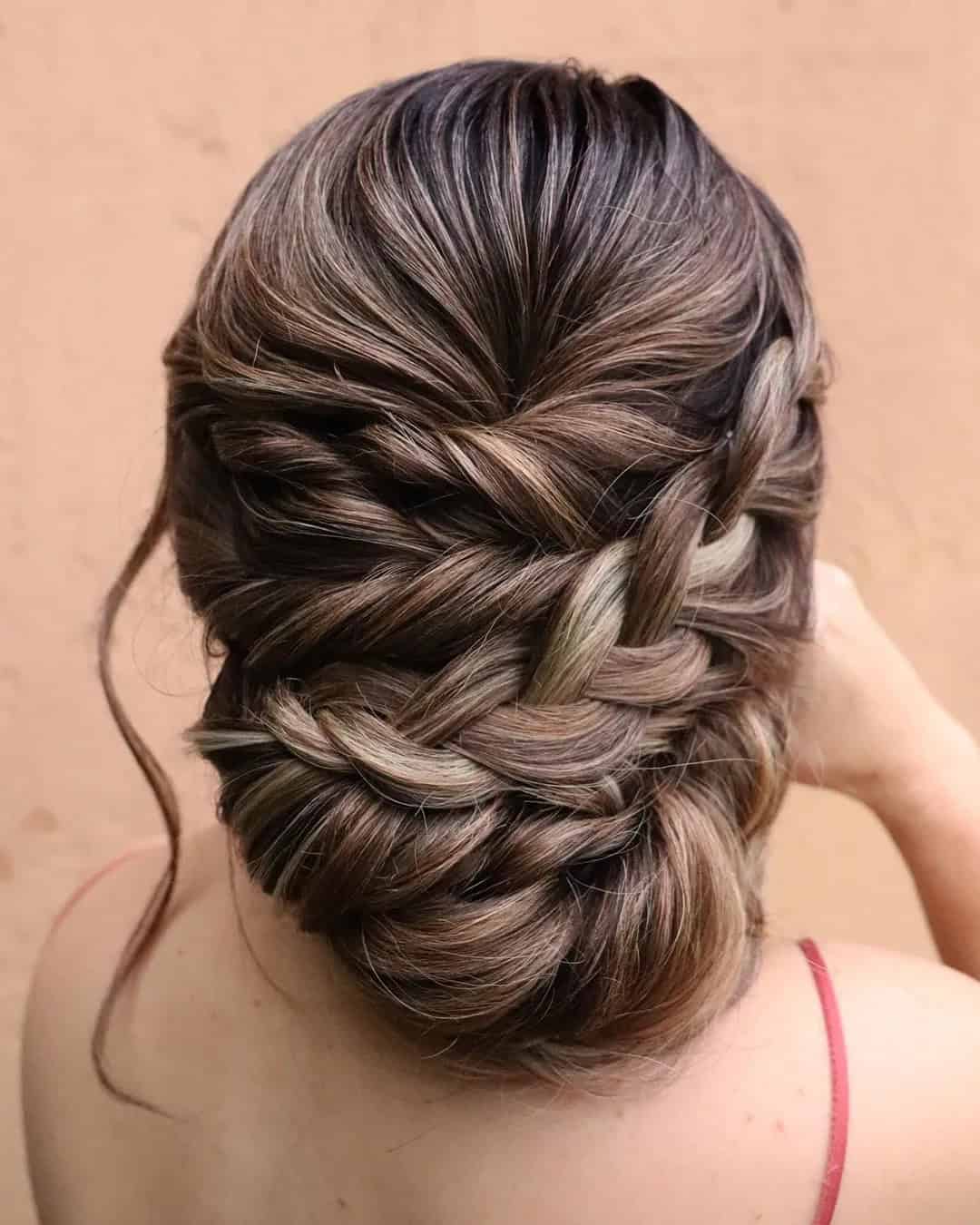 Braided Wedding Updos For Long Hair