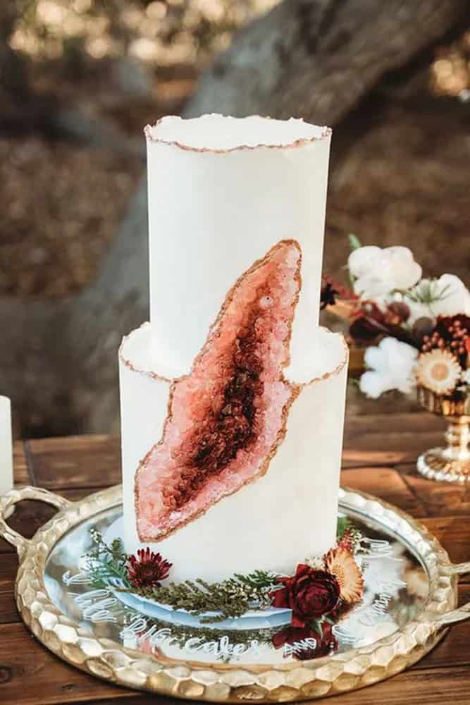 Burgundy Wedding Cakes