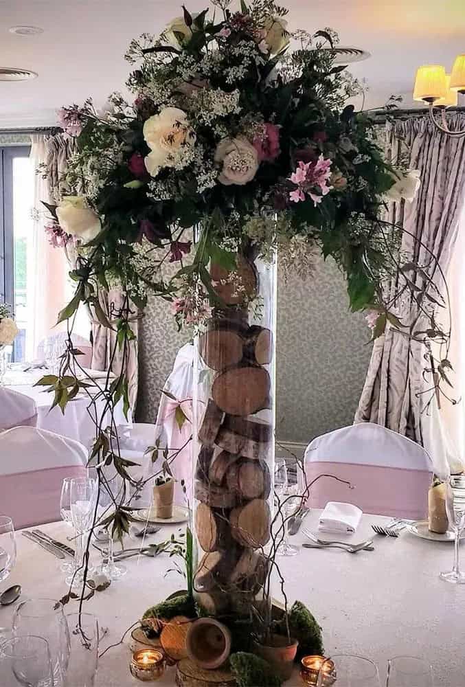 Table Decorations In Camo Style