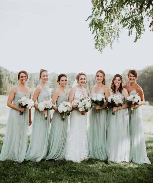 Sage green dresses