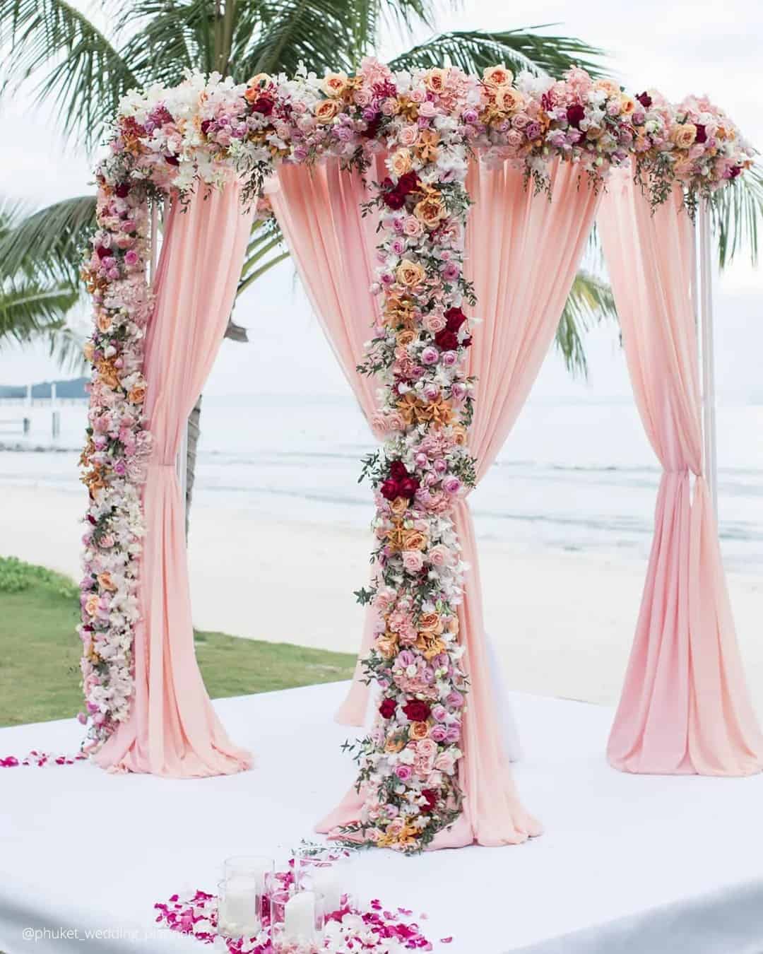 Beach Wedding Arches and Backdrops