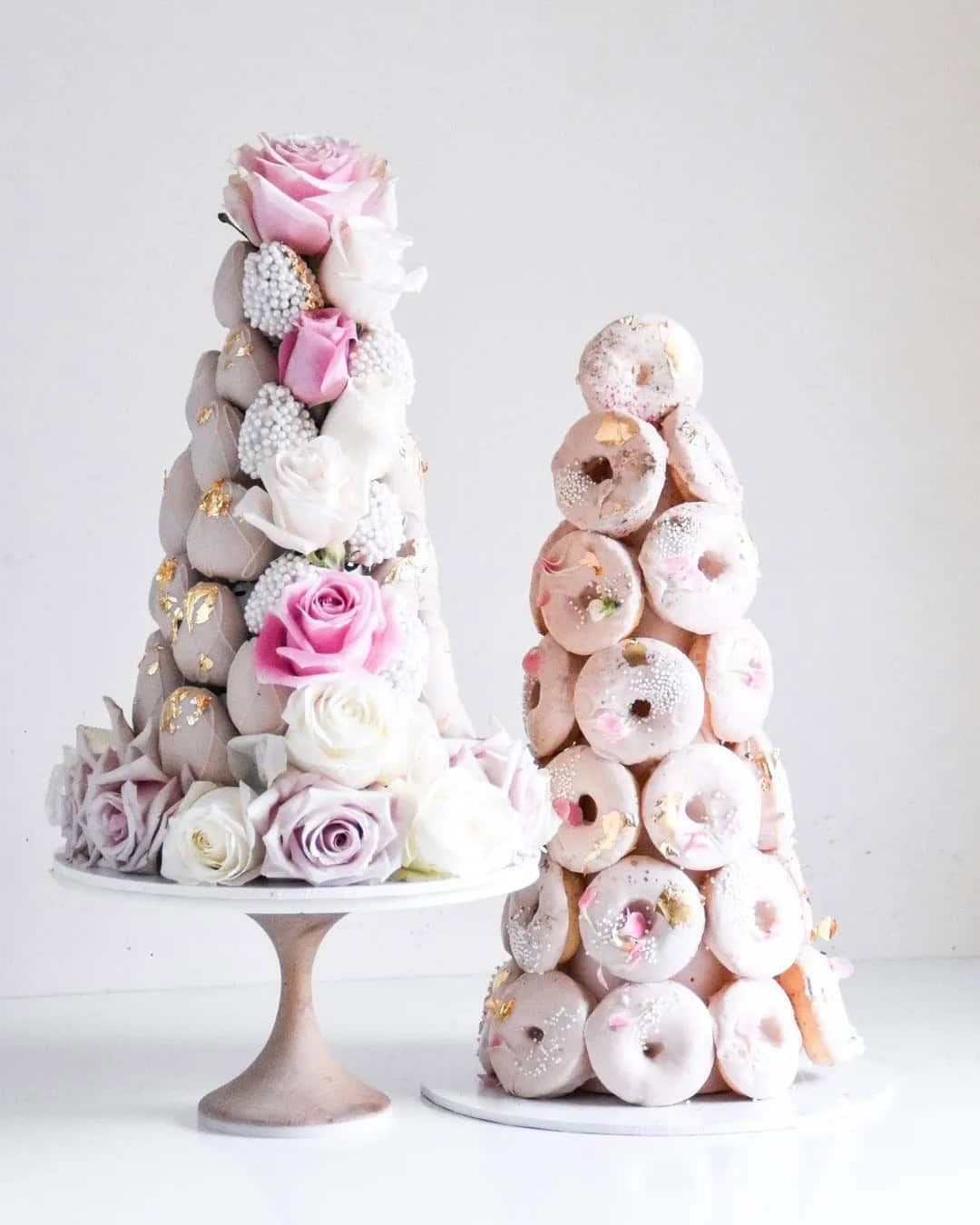 Donut Tower Untraditional Wedding Cakes