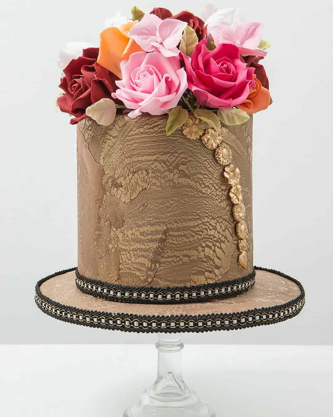 Luxurious Chocolate Wedding Cakes