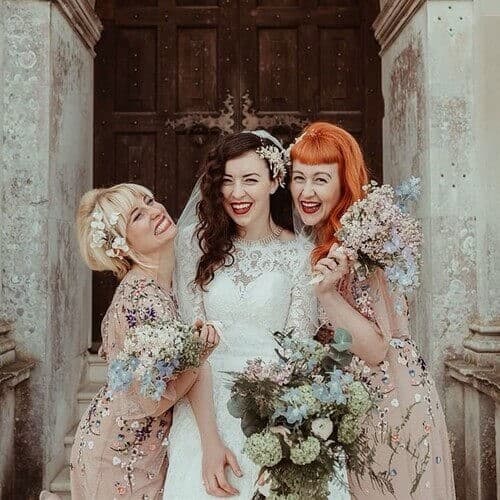 10 Vintage Floral Bridesmaid Dresses