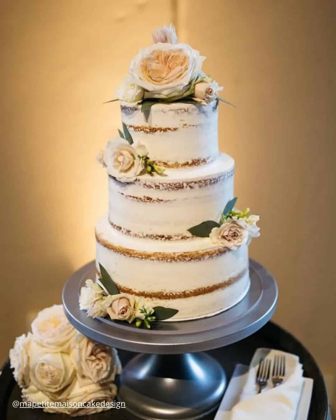 Semi-Naked Wedding Cakes