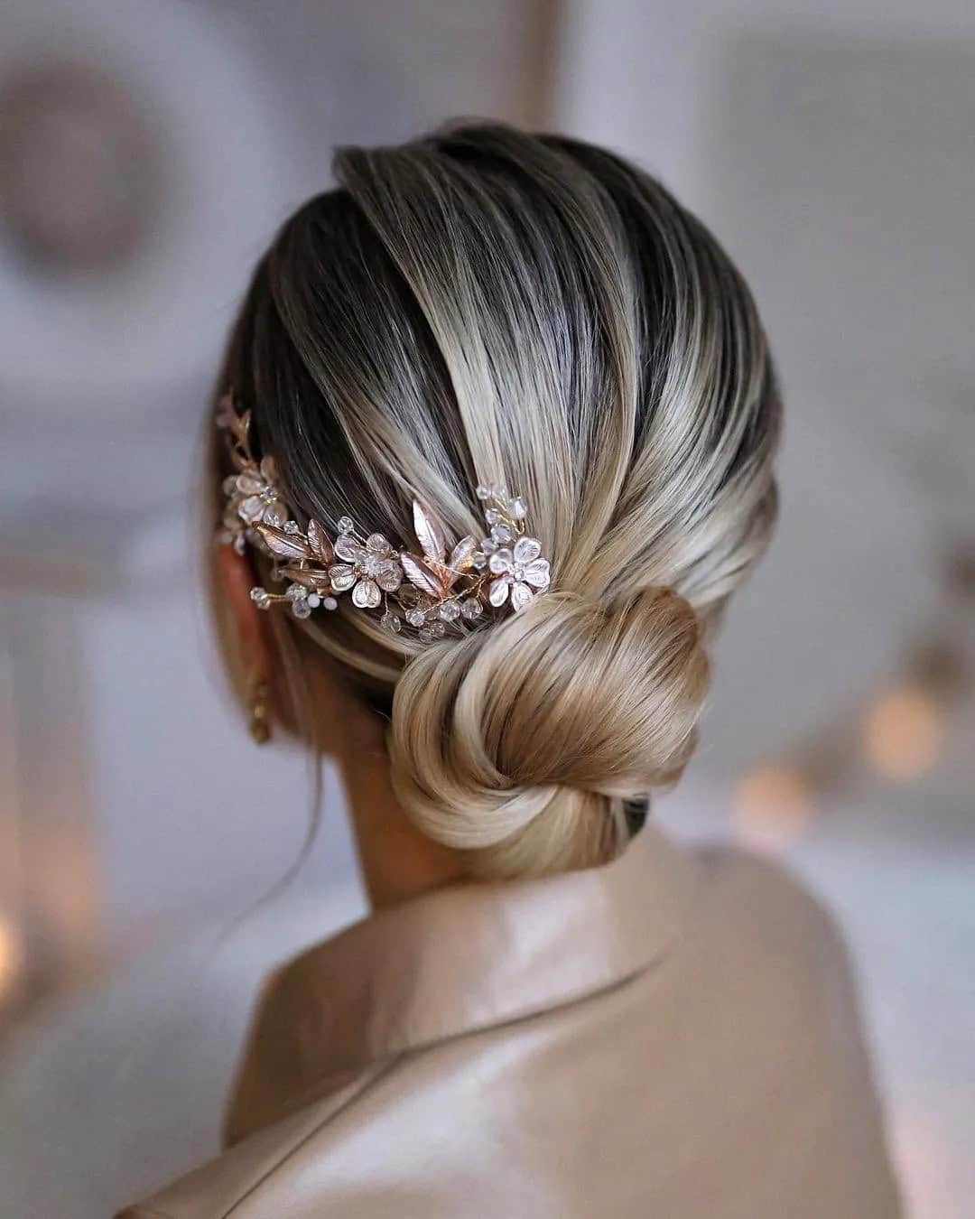 Sleek Updos for Chic Brides