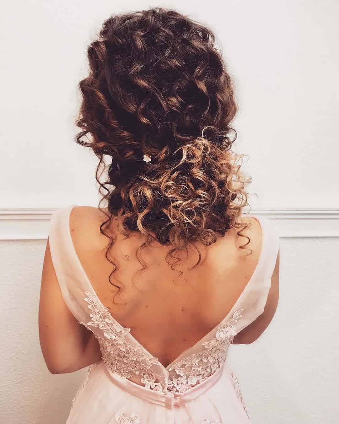 Cute Updos For Black Bride