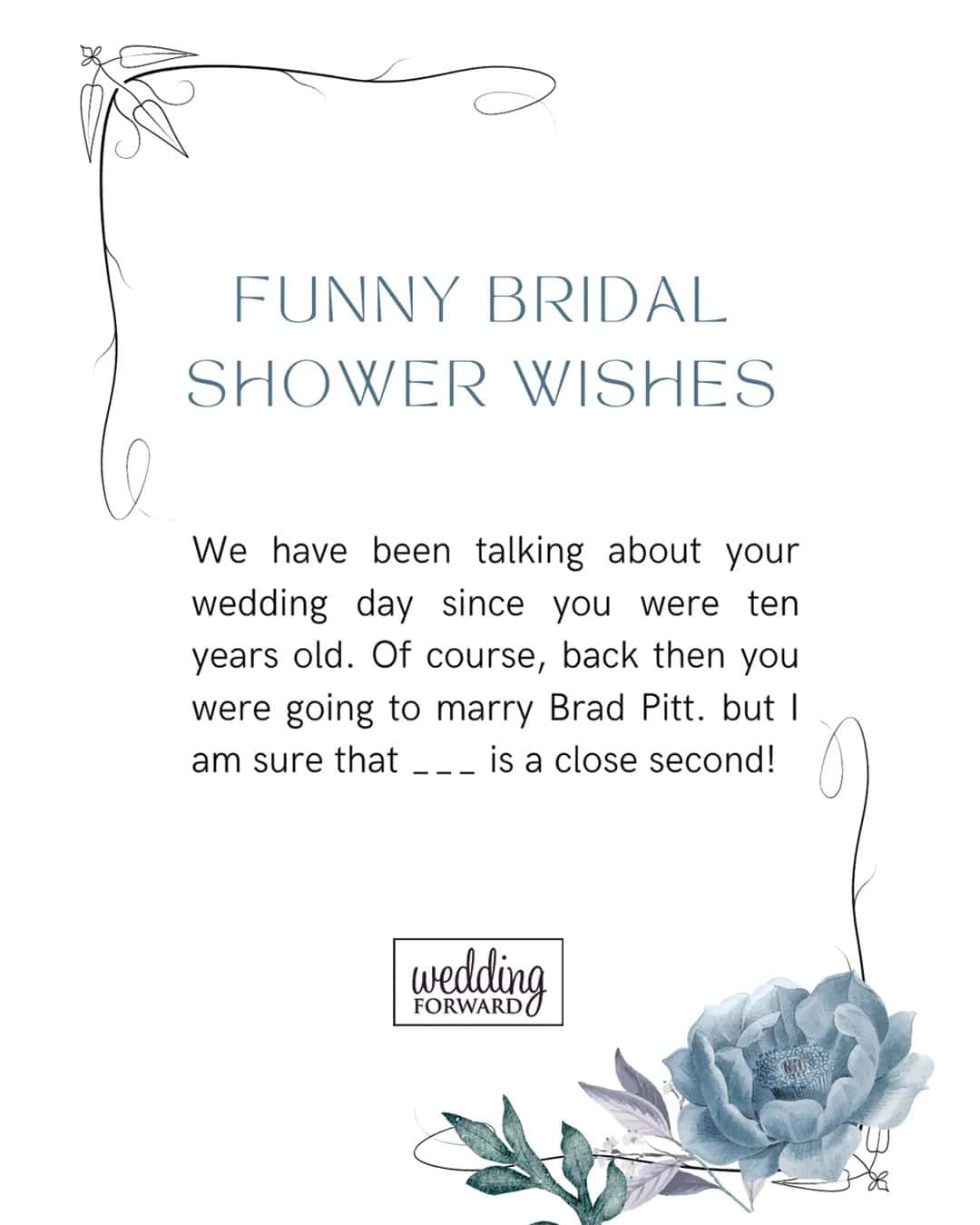 Funny Bridal Shower Wishes