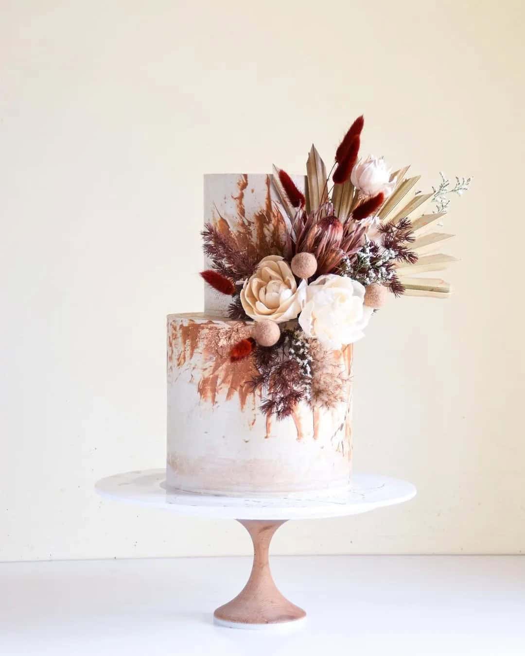 Terracotta Wedding Cakes