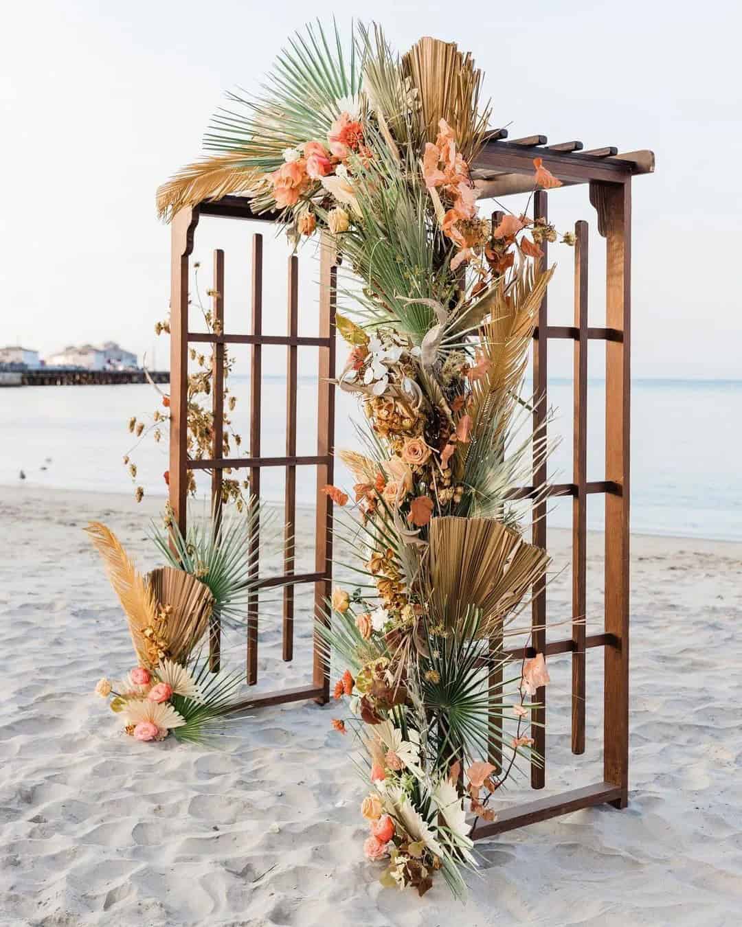 Wood And Flowers