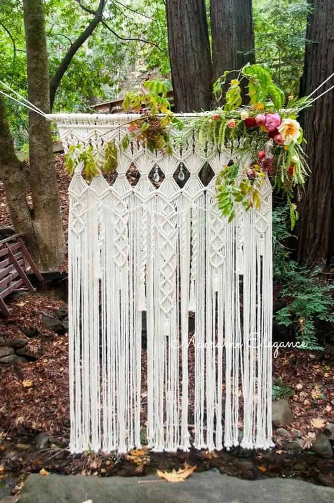 Macramé Wedding Backdrops