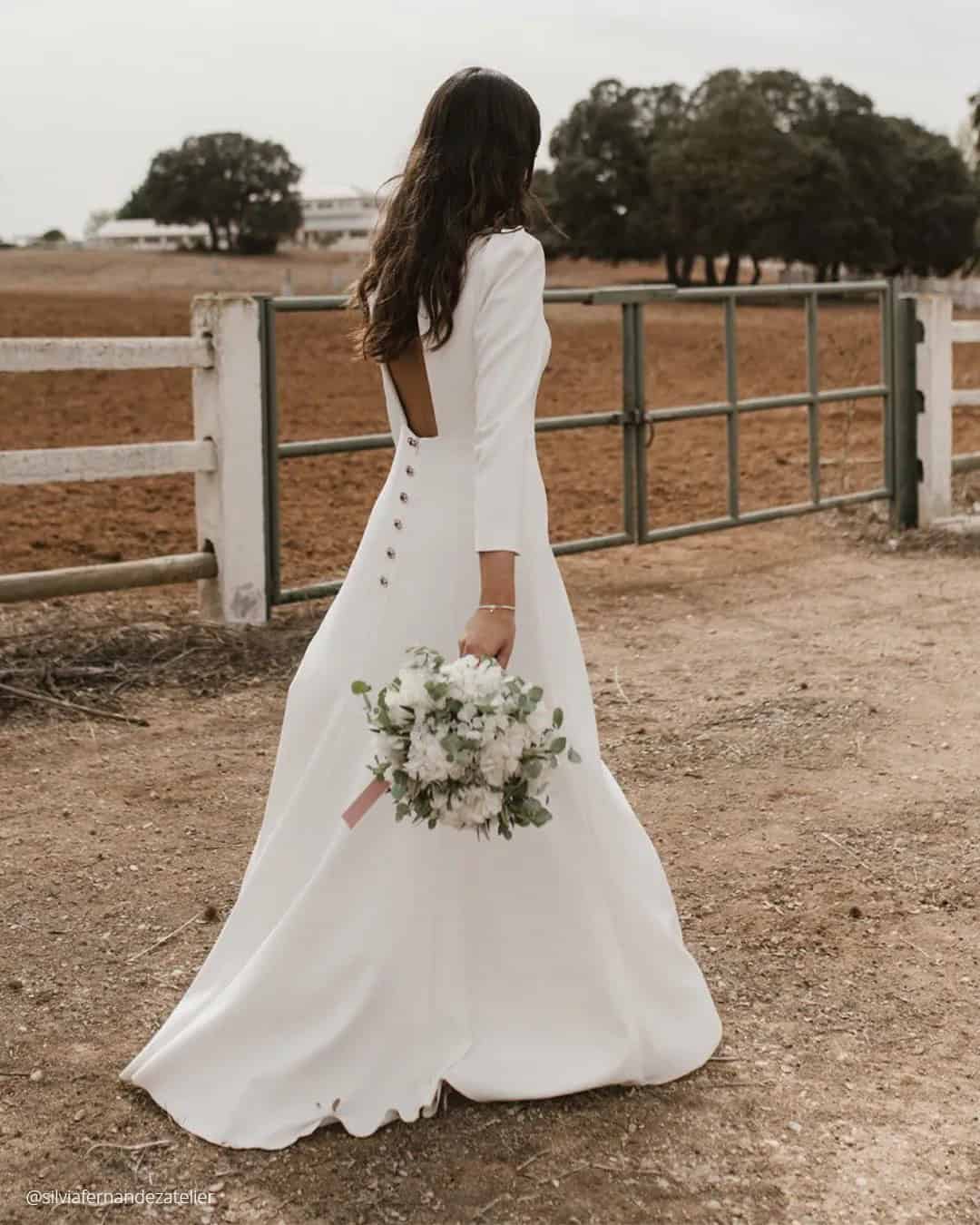 Simple Wedding Dresses Country Style