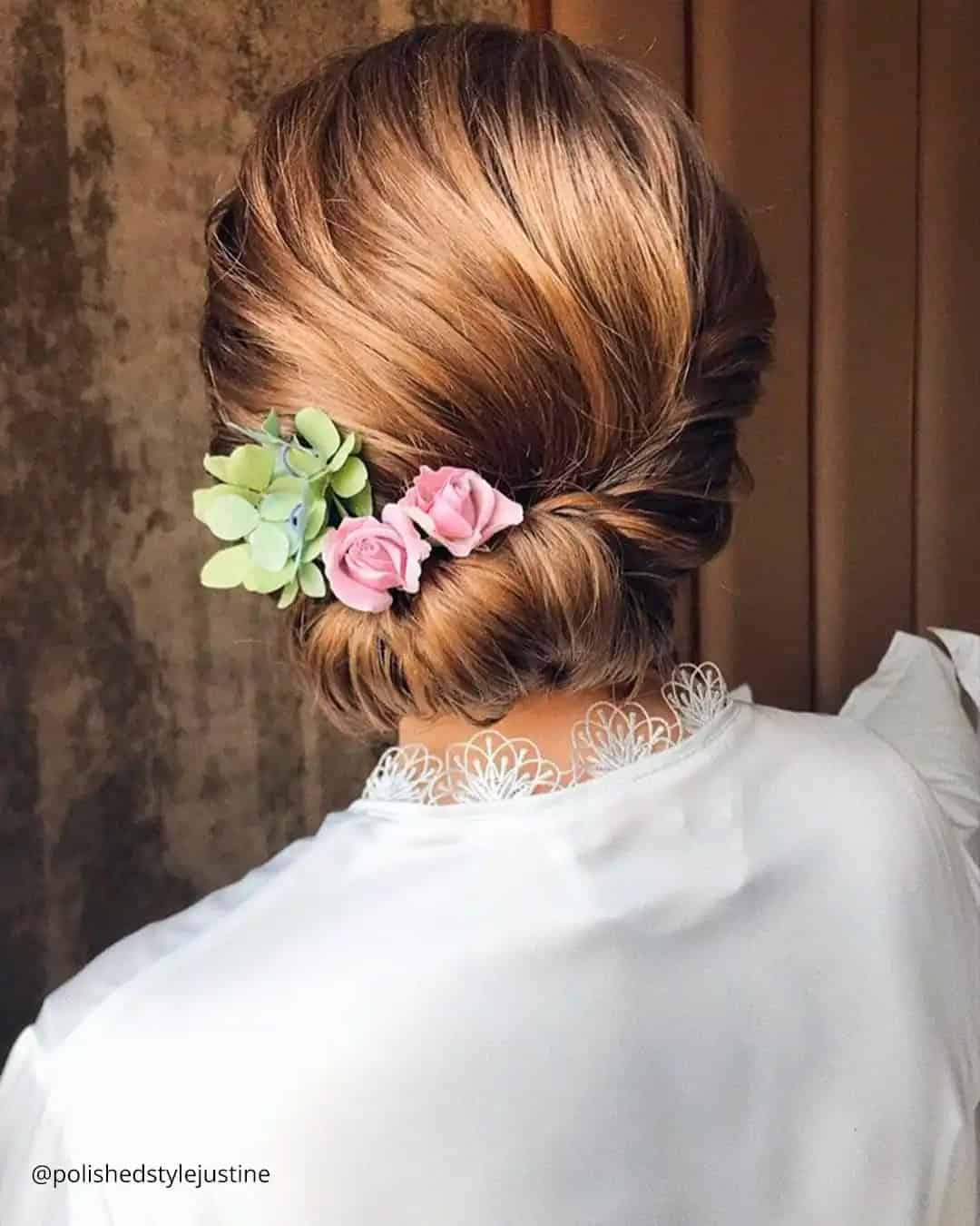 Wedding Hair Flowers For Short Hairstyles