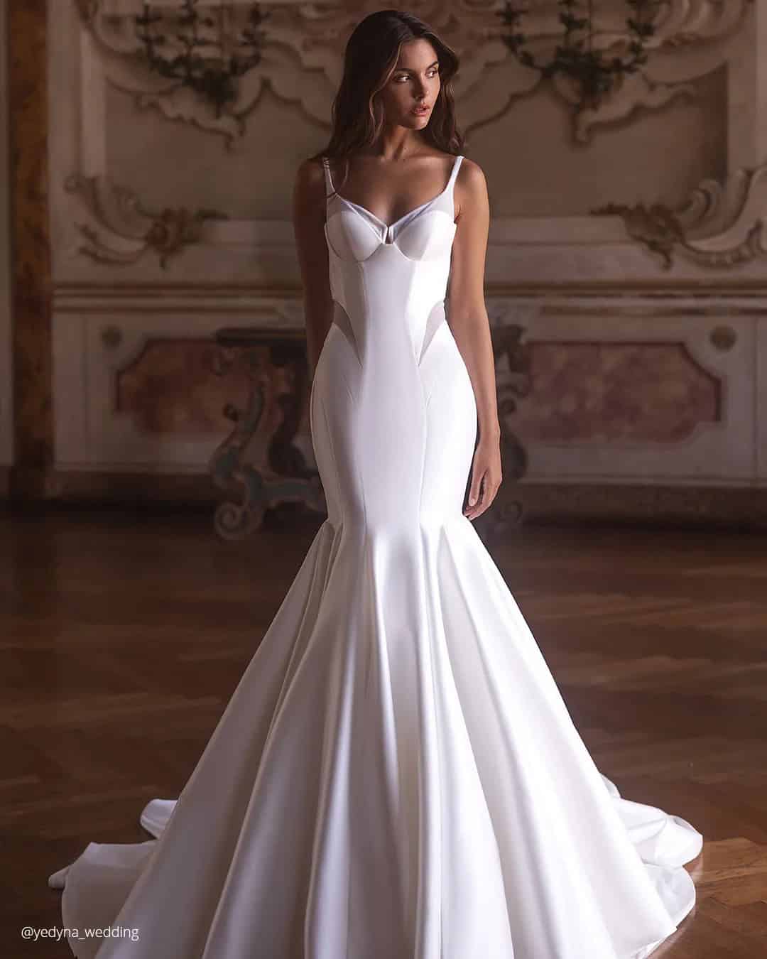 Pretty Mermaid Wedding Dresses