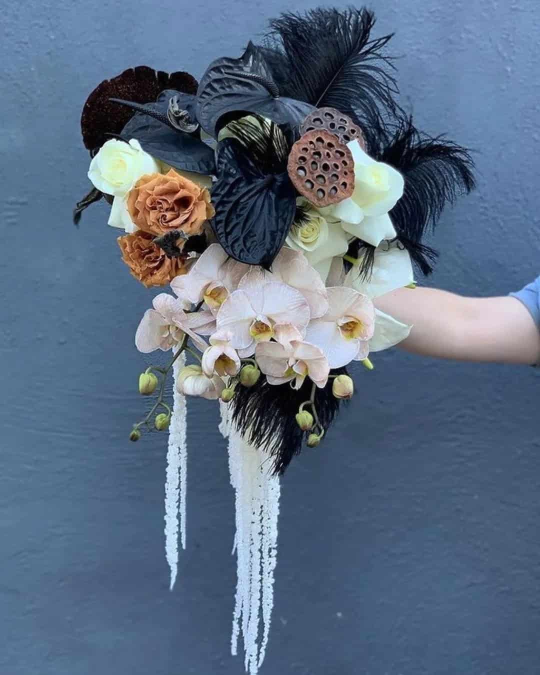 Cascade Wedding Bouquets