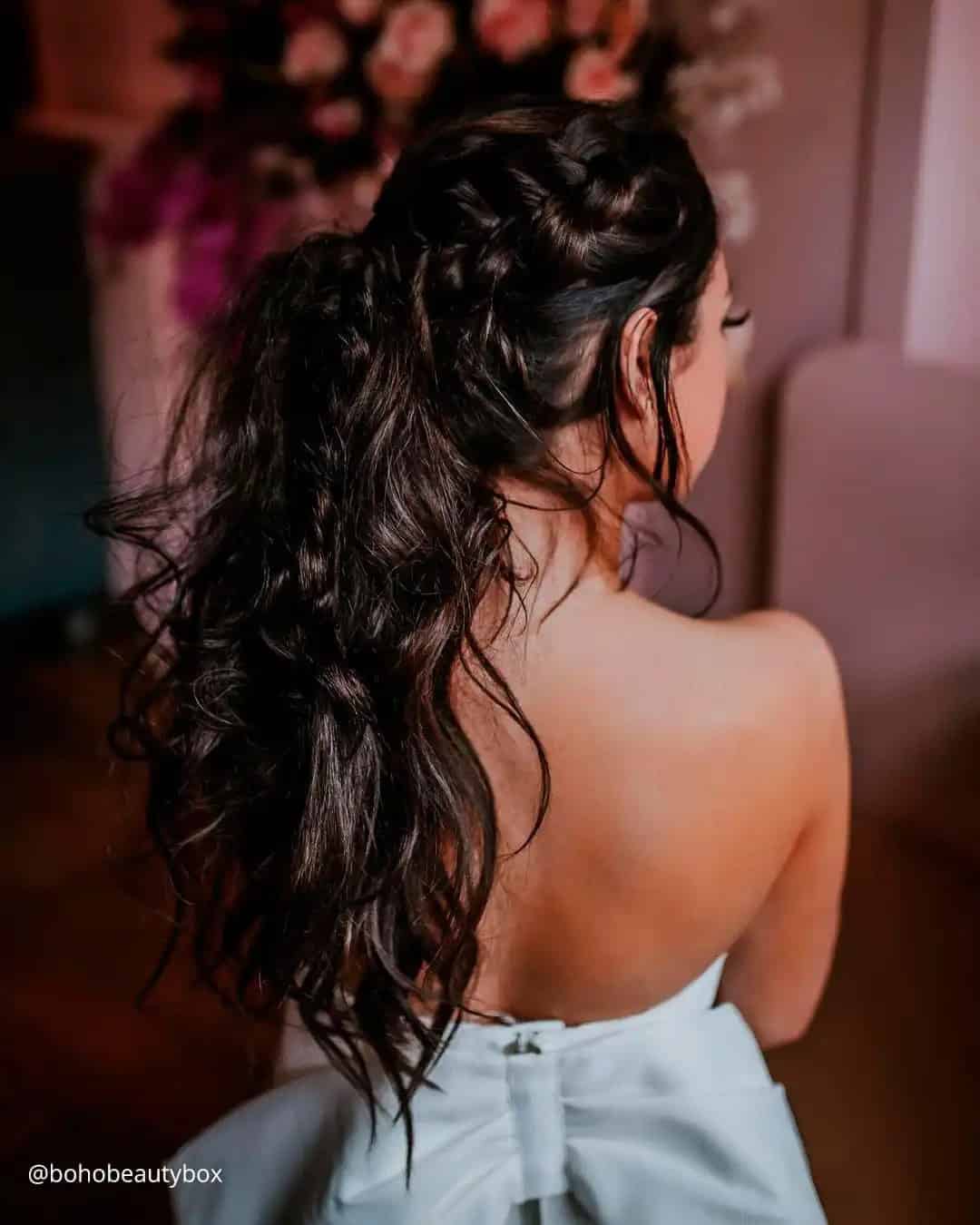 Braided Wedding Hairstyles Down