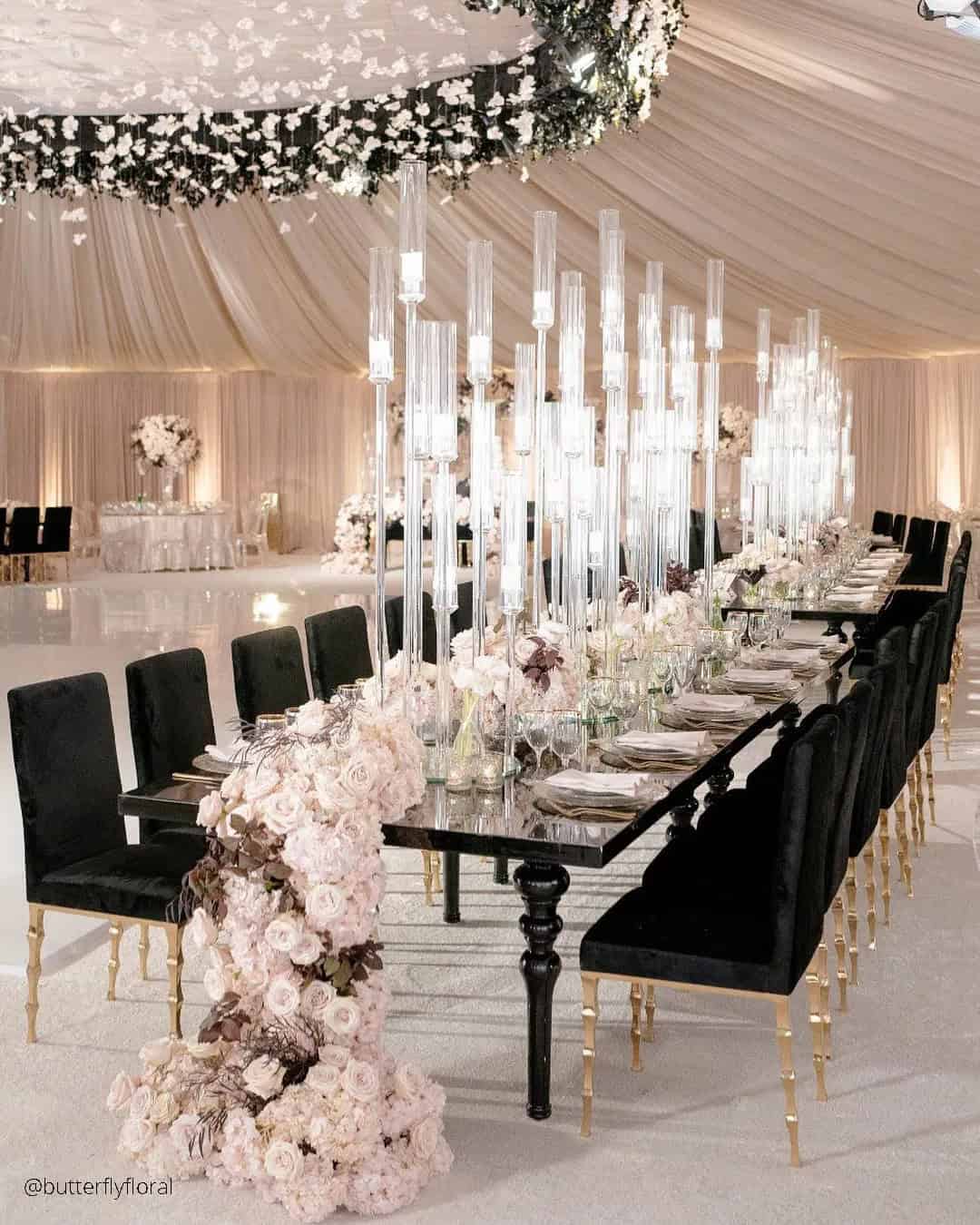 Velvet Chairs In Wedding Decor